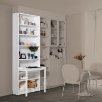 ราคา SB Design Square SB FURNITURE ชุดตู้เก็บของ ขนาด 80 ซม รุ่น Trixx ตู้สูงโล่ง โต๊ะทำงาน สีขาว (25254066416)