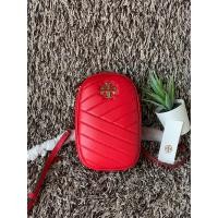 ราคา กระเป๋าสะพายข้าง ใส่โทรศัพท์ ของแท้ ขนาดเล็ก Tory burch kira chevron n s crossbody bag กระเป๋าสำหรับใส่มือถือหรือของจุกจิกต่างๆ ได้ (14201838700)