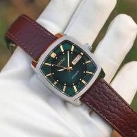 ราคา Seiko RECRAFT Automatic Green Dial Brown Leather Mens Watch SNKP27 Renovation 1 1 (23976307516)