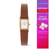 ราคา ของแท้ประกันศูนย์ New Daniel Wellington นาฬิกาข้อมือ Bound Mini Light Brown Lizard Rose Gold (126226713230)