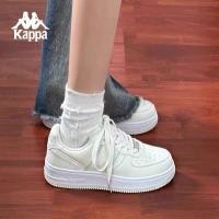 ราคา Kappa รองเท้าผ้าใบหนังส้นหนาลายดอกไม้สำหรับผู้หญิง (25019416643)