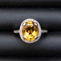 ราคา แหวนพลอยซิทรินแท้ Natural Citrine อัญมณีแห่งความรัก ตัวเรือนเงินแท้92 5 ชุบทองคำขาวส ไซส์นิ้ว50 หรือ เบอร์ 5 5 US พลอยแท้จากประเทศบราซิล (16104184199)