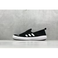ราคา Adidas TERREX B SLIP ON DLX ผ้าสวมใส่สบายระบายอากาศแบบสวมได้สีดำ (24447506488)
