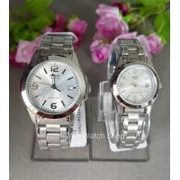 ราคา Win Watch ShopCasio Standard นาฬิกาคู่รัก ชาย หญิง รุ่น MTP 1215A 7A LTP 1215A 7A สายสแตนเลส รุ่นขายดี มั่นใจ ของแท้ 100 ประกันศูนย์ 1 ปีเต็ม (339344224)