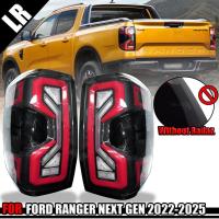 ราคา ไฟท้ายแต่ง ไฟLED ไฟท้าย รุ่น ฟอร์ด เรนเจอร์ FORD RANGER NEXT GEN ปี 2022 2023 โคมดำ หน้าใส 1 คู่ พร้อมชุดสายไฟ (15759852284)