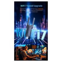 ราคา WiFi7 USB Adapter BE6500 WiFi Card 5G 6G USB3 0 Wireless Network Card USB Wifi 7 Adaptador AX5400 for PC Laptop (26140401222)