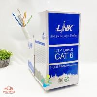 ราคา LINK สายแลน CAT 6 UTP ULTRA 600MHz US 9116LSZH ภายในอาคาร 305เมตร box (122742568)
