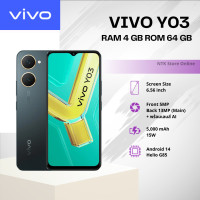 ราคา โทรศัพท์มือถือ vivo Y03 วีโว่ หน้าจอ 6 56 นิ้ว Ram 4GB Rom 64GB รับประกันศูนย์ 1 ปี (21837609632)