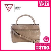 ราคา GUESS กระเป๋า รุ่น TG992976 JUSTINE MINI SATCHEL สีน้ำตาลอมเทา (26244604823)