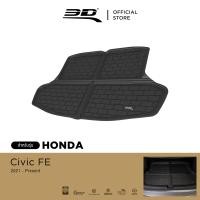 ราคา 3D Mats ถาดท้ายรถยนต์ HONDA CIVIC 11 FE 2022 2026 พรมกันลื่น พรมกันนํ้า พรมรถยนต์ (10241481016)