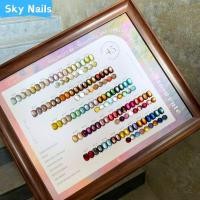 ราคา SANSU 45 สี เซตสีเจลลูกแก้ว สีเจลแคทอายเนื้อซาติน สีเจลแคทอาย สีลูกแก้ว Cat eye บัตรสีฟรี พร้อมส่งในกรุงเทพฯ (126734723134)