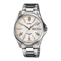 ราคา นาฬิกา Casio MTP 1384D 7 สีเงิน ขาว สายสแตนเลส นาฬิกาสำหรับผู้ชาย สินค้าใหม่ ของแท้ รับประกัน 1 ปี (26299438646)