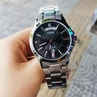 ราคา นาฬิกา Casio รุ่น MTP 1381D 1A นาฬิกาข้อมือสำหรับผู้ชาย สายแสตนเลส หน้าปัดดำ สวยหรู ของแท้ 100 รับประกัน 1 ปี (17647703841)