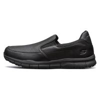 ราคา Skechers รองเท้าผู้ชายสำหรับทำงานลำลอง สีดำ ใส่ง่าย กันลื่น พื้นนุ่ม (26335071036)