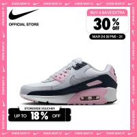 ราคา Nike Older Kids Air Max 90 LTR GS Shoes White CD6864 134 (25124978064)