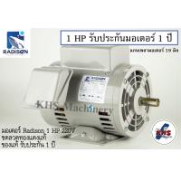 ราคา มอเตอร์ Radison1 แรงม้า 2สาย 220 V ของแท้ รับประกัน 1 ปี (21469213708)
