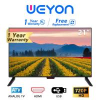 ราคา WEYON ทีวี 24 นิ้วลดราคา LED FULL HD TV 24 นิ้ว โทรทัศน์จอแบน โทรทัศน์จอแบนราคาพิเศษ ทีวีราคาถูกๆ ทีวี tv โทรทัศน์จอแบน tv 24 (12423914111)