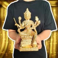 ราคา พระพรหม ท้าวมหาพรหม เนื้อทองเหลืองขัดผิวเหมือนทองคำ กว้าง3นิ้ว สูง7นิ้ว เหมาะสร้างบูชาหรือใช้ในการตั้งศาลพระพรหมก็เป็นมงคล D (15602237260)