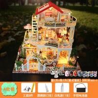 ราคา โมเดลบ้านไม้สไตล์ญี่ปุ่นโบราณ DIY (126697373008)