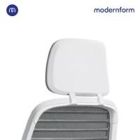 ราคา Modernform อุปกรณ์ พนักพิงศีรษะ สำหรับ Steelcase รุ่น Series1 เฟรมสีขาว หุ้มผ้าตาข่ายสีดำ (2299768238)