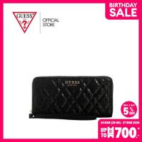 ราคา GUESS กระเป๋า รุ่น GG9628146 ISEMAY SLG LARGE ZIP AROUND สีดำ (25649945147)