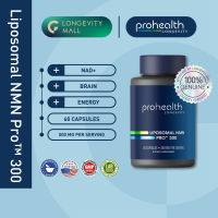 ราคา ProHealth Liposomal NMN Pro300 60 Capsules นวัตกรรมเสริมสุขภาพและชะลอวัยขั้นสูง (24878517394)