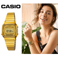 ราคา Casio Standard นาฬิกาข้อมือผู้หญิง รุ่น LA670WGA 9DF สายสแตนเลส สีทอง สินค้าขายดี มั่นใจ ของแท้ 100 ประกันศูนย์ 1 ปีเต็ม (107308720)