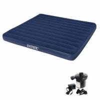 ราคา Intex King Downy Royal Blue ที่นอนเป่าลม 6 ฟุต คิงไซต์ สีฟ้า สูบลมไฟฟ้า 68755 64755 (352177737)