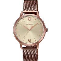 ราคา Casio นาฬิกาข้อมือผู้หญิง สายสแตนเลสถัก รุ่น LTP E157M ของแท้ประกันศูนย์ CMG (2013966026)