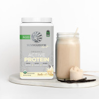 ราคา Sunwarrior Organic Active Protein Vanilla 1kg โปรตีนจากพืชออร์แกนิก Sunshine Market (19338924358)