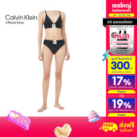 ราคา CALVIN KLEIN เสื้อชั้นในผู้หญิง Calvin Klein Graphic Triangle แบบตะขอหลัง รุ่น QF8610AD UB1 สีดำ (25592975482)