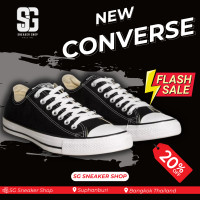 ราคา CONVERSE ALL STAR CLASSIC BLACK SG SNK 01009 5521 รองเท้าผ้าใบ Sneaker ชาย หญิง (21480233072)