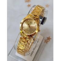 ราคา นาฬิกา Casio รุ่น LTP 1275G 9A นาฬิกาข้อมือผู้หญิง สายแสตนเลสสีทอง หน้าปัดทอง สุดหรู ของแท้ 100 รับประกันศูนย์ 1 ปีเต็ม (4685954)