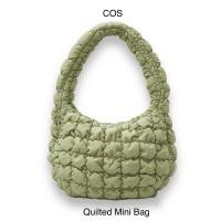 ราคา ของแท้ 100 พร้อมส่ง COS Quilted Bag Mini Green (21610676520)