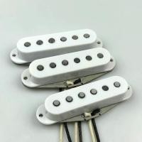 ราคา KR Handmade 57 62 SSS Single coil Pickups Alnico 5 copper Wirewiring harness Pickups Reverse engineered for ST Guitar (20147980182)