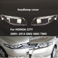 ราคา คู่ด้านหน้าเลนส์ไฟหน้า เลนส์ไฟหน้า เลนส์ไฟหน้า สำหรับHONDA CITY TM0 2009 2010 2011 2012 2013 2014 GM2 GM3ไฟหน้าฝาครอบ (9552655835)
