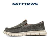 ราคา Skechers สเก็ตเชอร์ส รองเท้าผู้ชาย Men Sports Slip Ins USA Garza Shoes 218210 GRE NEW SKECHERS Mens walking shoes Air Cooled Memory Foam Classic Fit (23693788327)