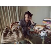 ราคา Sugar Monday Puff Bag กระเป๋าสาน สะพายไหล่รุ่นPuff มาพร้อมสายสะพายยาว (126765687460)