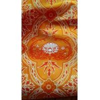 ราคา ผ้าม่านพระ ผ้าม่านพิธี ผ้าม่านพิธีสงฆ์ ผ้าม่านทำบุญ ฉากหลังพระสงฆ์ ฉากงานบวช ผ้าทอมัดหมี่ ลายดอกบัว (15689454695)