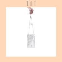 ราคา MILIN Embroidery crystal M logo Sequins with beads Mini cross body bag กระเป๋าสะพายผ้าเลื่อมและลูกปัดปักโลโก้คริสตัลมิลิน Snowy cross body bag (24962878855)