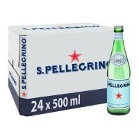 ราคา ส่งฟรี San Pellegrino Sparkling Mineral Water 500 ml glass 24 ขวด ซานเพลลีกรีโน น้ำแร่ธรรมชาติชนิดมีฟอง ขนาด 500 มล (22829003332)