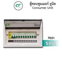 ราคา ตู้ไฟคอนซูมเมอร์ยูนิต เมนกันดูดพร้อมกันฟ้าผ่า รุ่น CHONG 10LE 1P SPD แบรนด์ CT ตูัไฟคอนซูมเมอร์ยูนิต (22066701170)