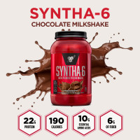 ราคา BSN Whey Protien Syntha 6 ขนาด 2 91lb มี 3 รสชาติ เวย์โปรตีน (126614346201)