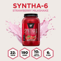 ราคา BSN Whey Protien Syntha 6 ขนาด 2 91lb มี 3 รสชาติ เวย์โปรตีน (126614346203)