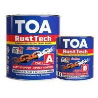 ราคา TOA Rust Tech ทีโอเอ รัสท์เทค สีรองพื้นหยุดสนิมทันที ระบบอีพ็อกซี่ 2 ส่วน ขนาด 1 4เเกลลอน 1 เเกลลอน สี น้ํามัน (25841329656)