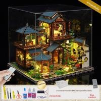 ราคา JIATE โมเดลสถาปัตยกรรมจีนโบราณ DIY (26032671378)