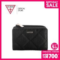 ราคา GUESS กระเป๋า รุ่น GG9912156 LIBBY SLG ZIP AROUND CARD CASE สีดำ (26244622874)