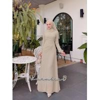 ราคา ชุดอิสลามใส่ออกงานต่างๆ ชุดเดรสมุสลิม รุ่นจินนี่เนื้อผ้าชีฟอง เดรสใส่รายอ เดรสยาว (26268200341)