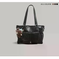 ราคา UR กระเป๋าสะพาย ทรงTote Bag สไตล์รีโทร (25846133407)
