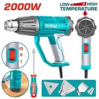 ราคา TOTAL เครื่องเป่าลมร้อน 2000 วัตต์ พร้อมหัวเปลี่ยนกำหนดทิศทางลม รุ่น TB1206 TB20045 Heat Gun (25921722381)